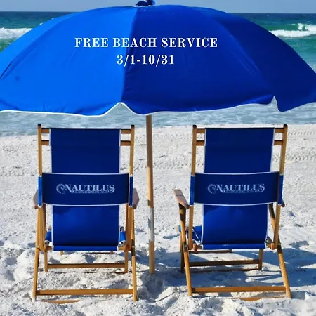 Nautilus 2510 Gulf View 2 Bedroom 5Th Floor Free Beach Service